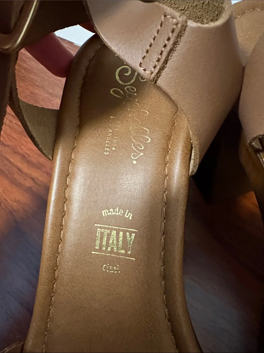 Seychelles Brown Suede Platform Sandals